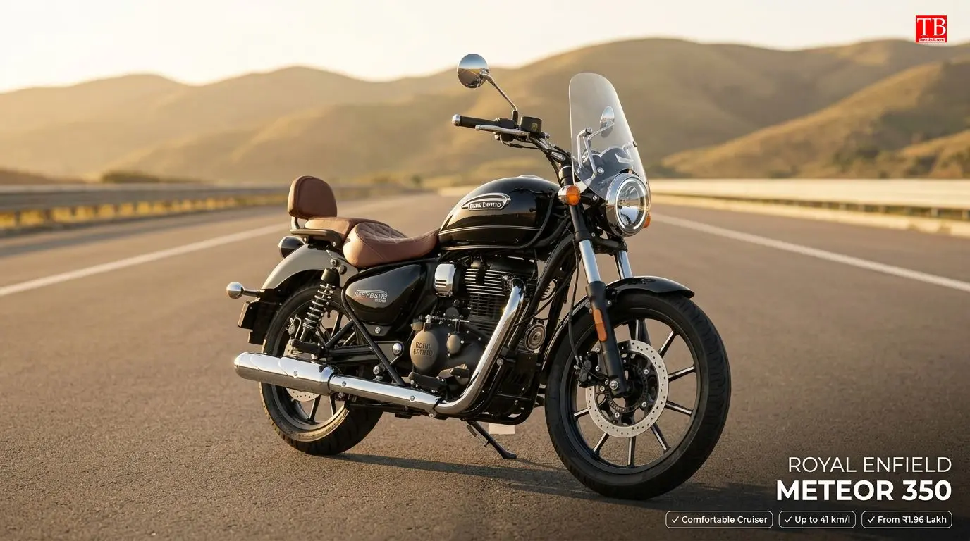 The Royal Enfield Meteor 350: Comfortable cruiser