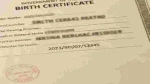 Birth and Death Certificate