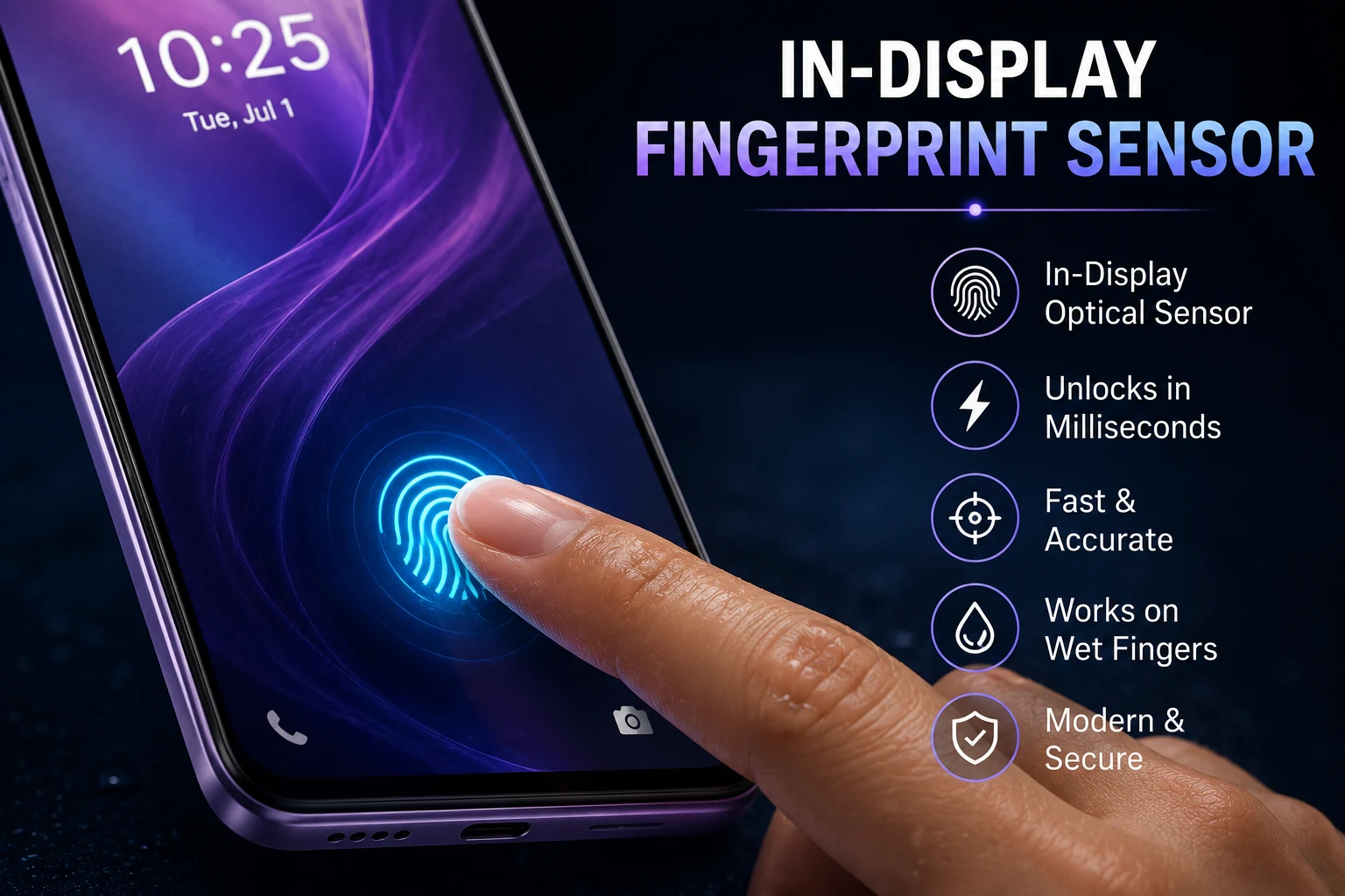 In-display fingerprint sensor
