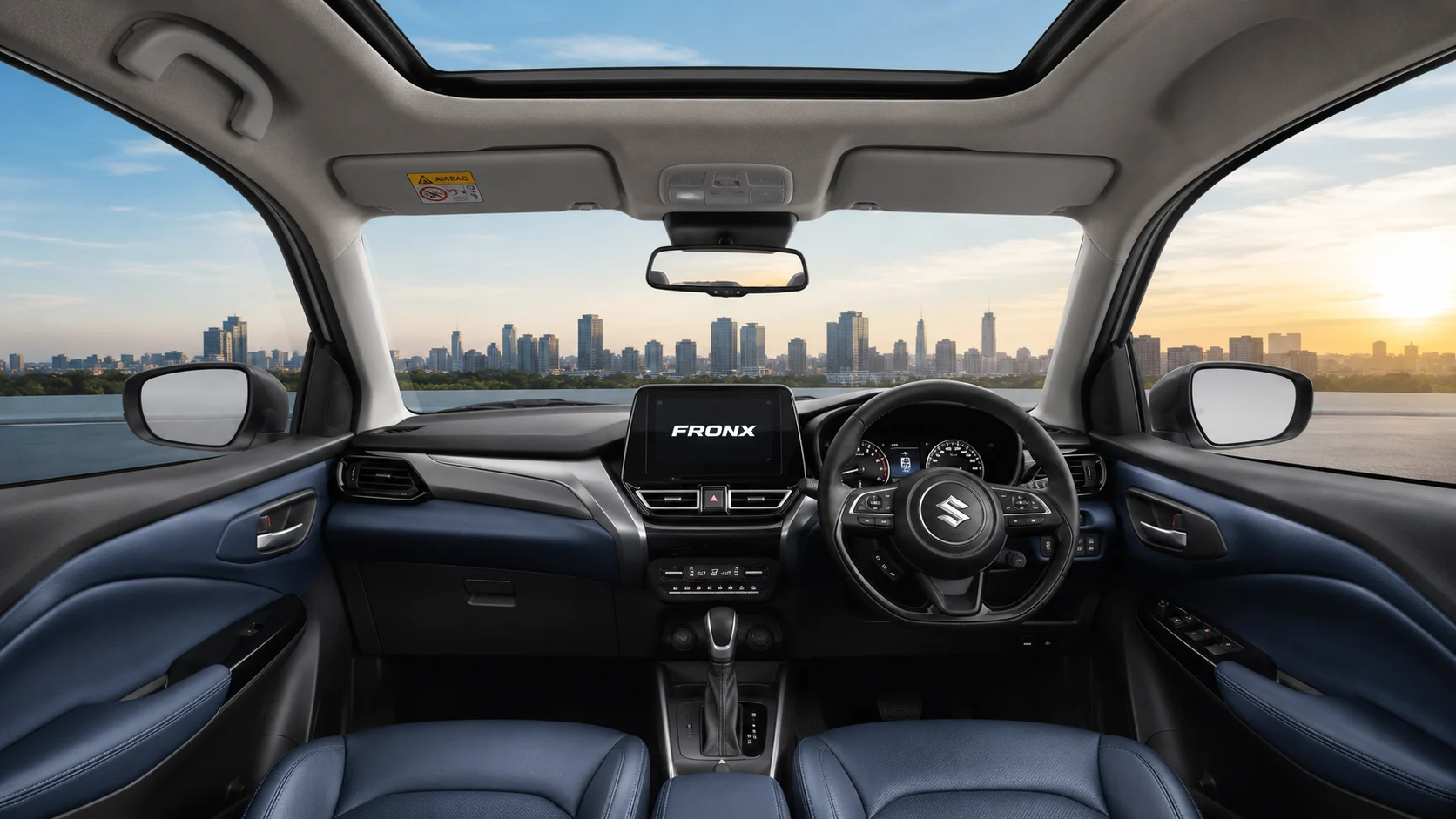 Cabin with sunroof