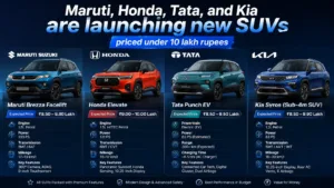 Maruti, Honda, Tata, and