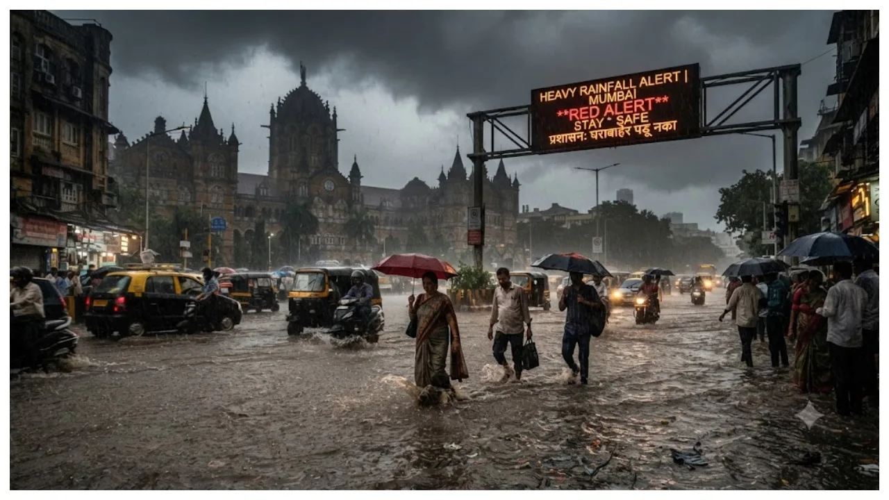 Rainfall 'Red Alert' for Mumbai