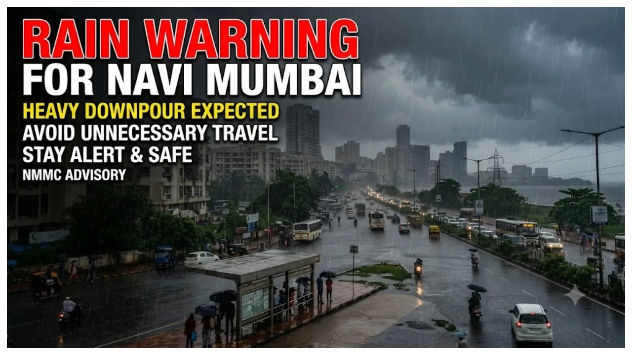 Rain Warning for Navi Mumbai
