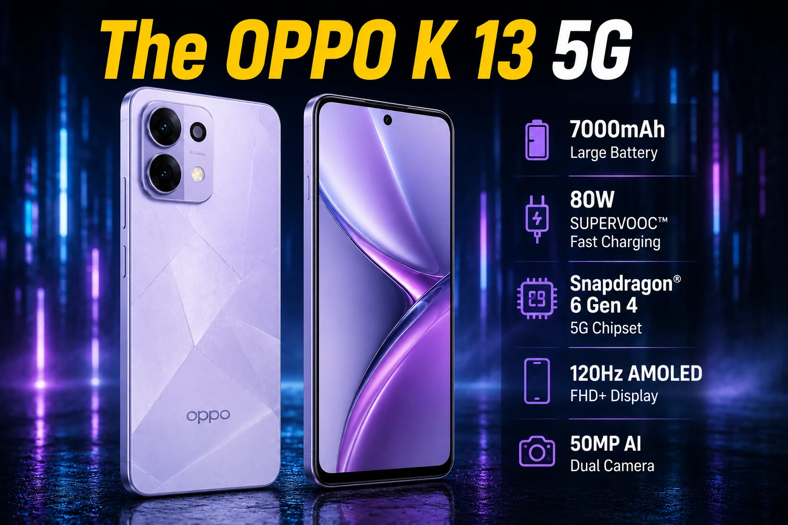 The OPPO K 13.5 G