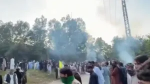 PoK Protest Firing: Atleast