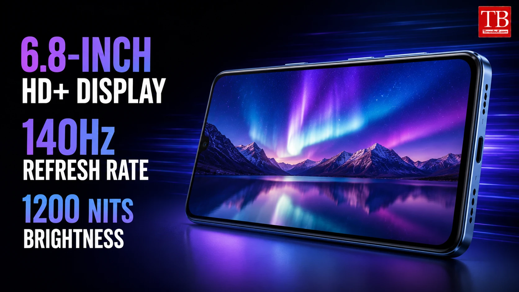 6.8 -inch HD + display with 140Hz refresh rate, 1200&hellip;