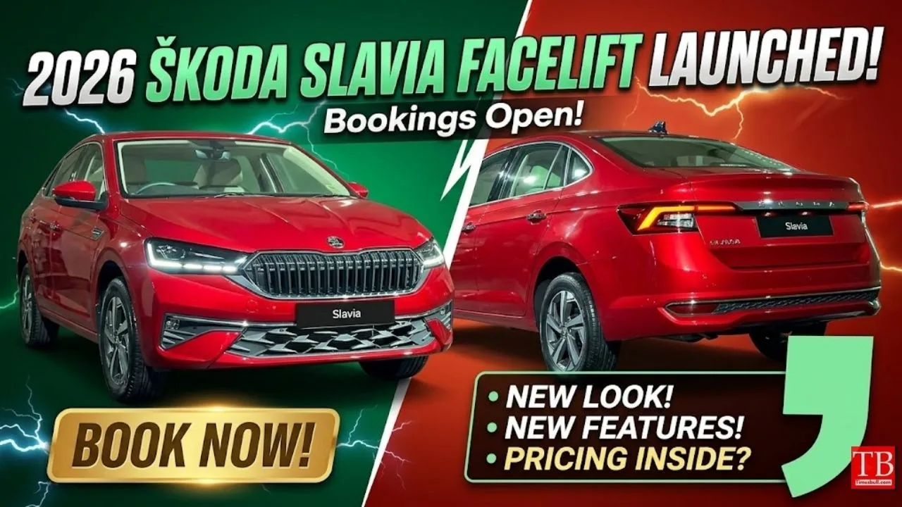 2026 Skoda Slavia Facelift Launch – Bookings Open with New Look and Features