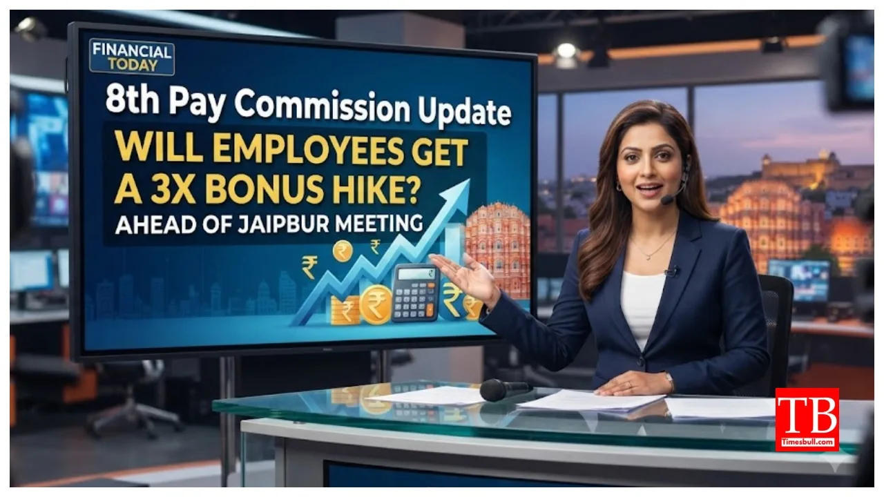 8th Pay Commission Update – Will Employees Get a 3x Bonus Hike Ahead of Jaipur Meeting