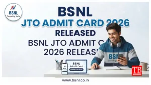 BSNL JTO Admit Card