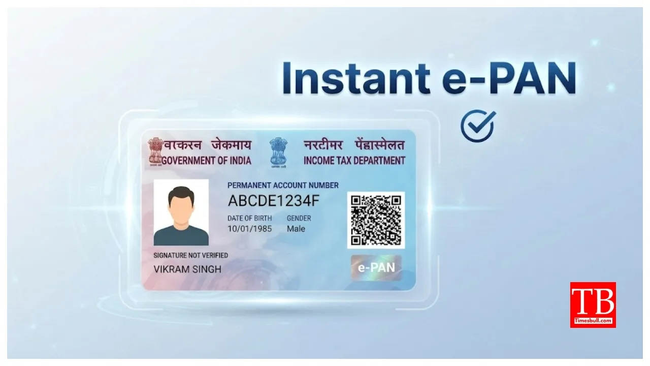 Instant e-PAN – How to Get Your PAN Card Online Free Using Aadhaar