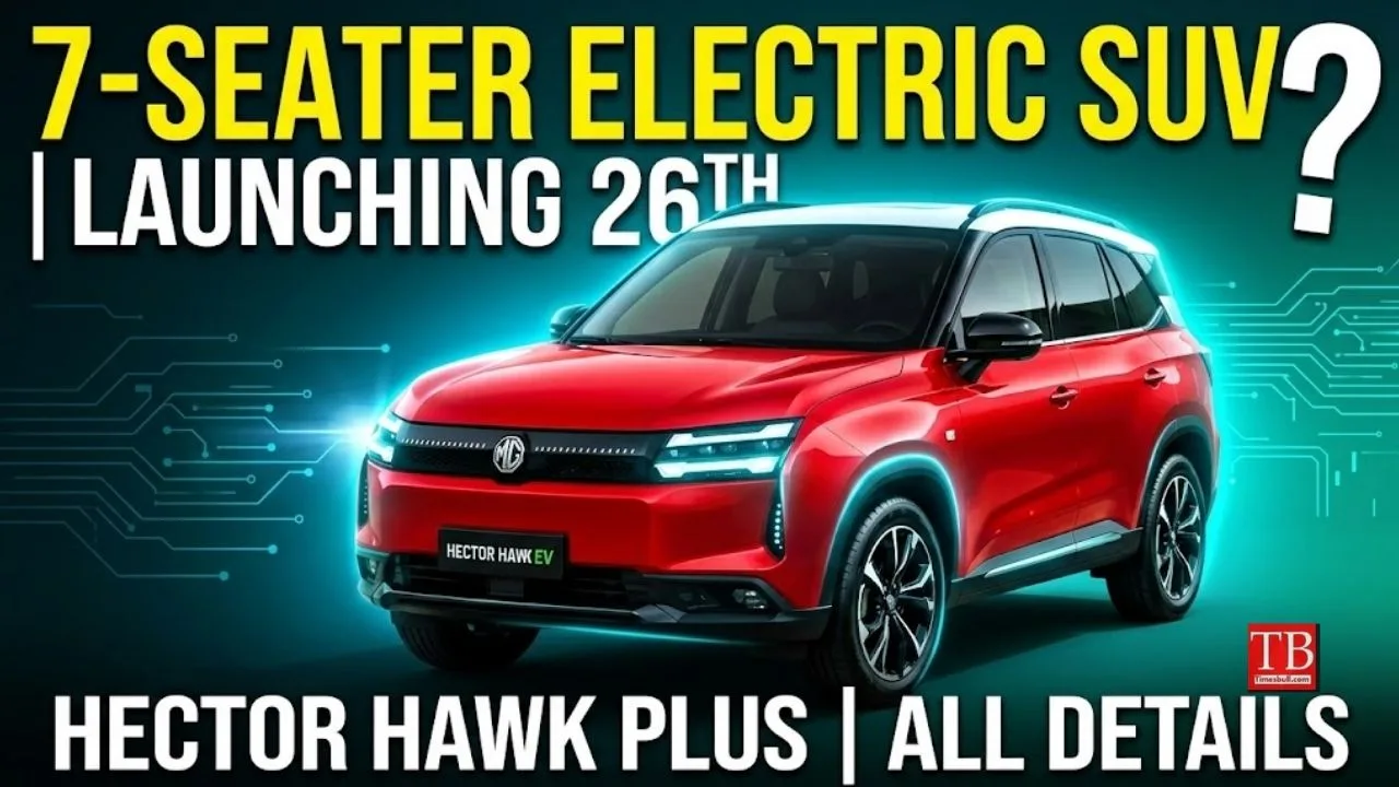MG Hector Hawk Plus – 7-seater electric SUV to be launched on 26th, Here All Details