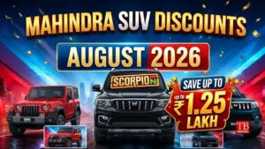 Mahindra SUV Discounts August