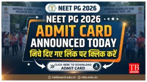 NEET PG 2026 Admit