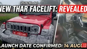 New Mahindra Thar Facelift’s