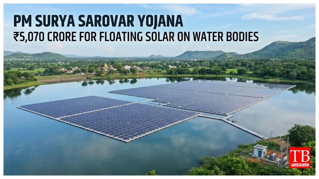 PM Surya Sarovar Yojana – ₹5,070 Crore for Floating Solar on Water Bodies, Here Full Details