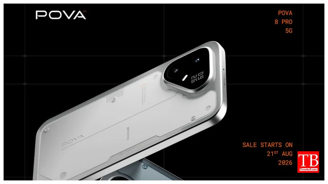 Pova 8 Pro 5G Launched With 6,500mAh Battery in India, Check Price, Specifications