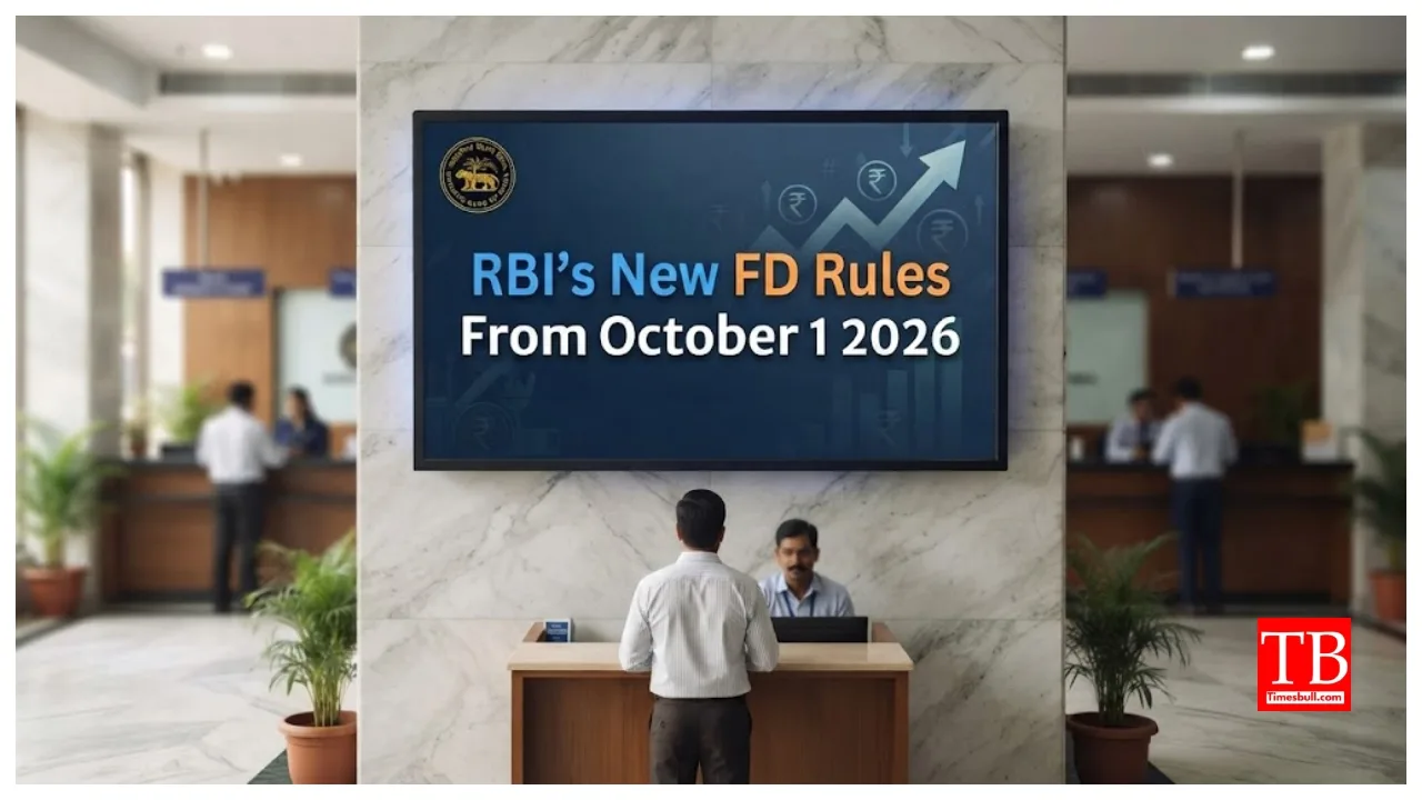 RBI’s New FD Rules From October 1 – Will Your Fixed Deposit Interest Rates Change?