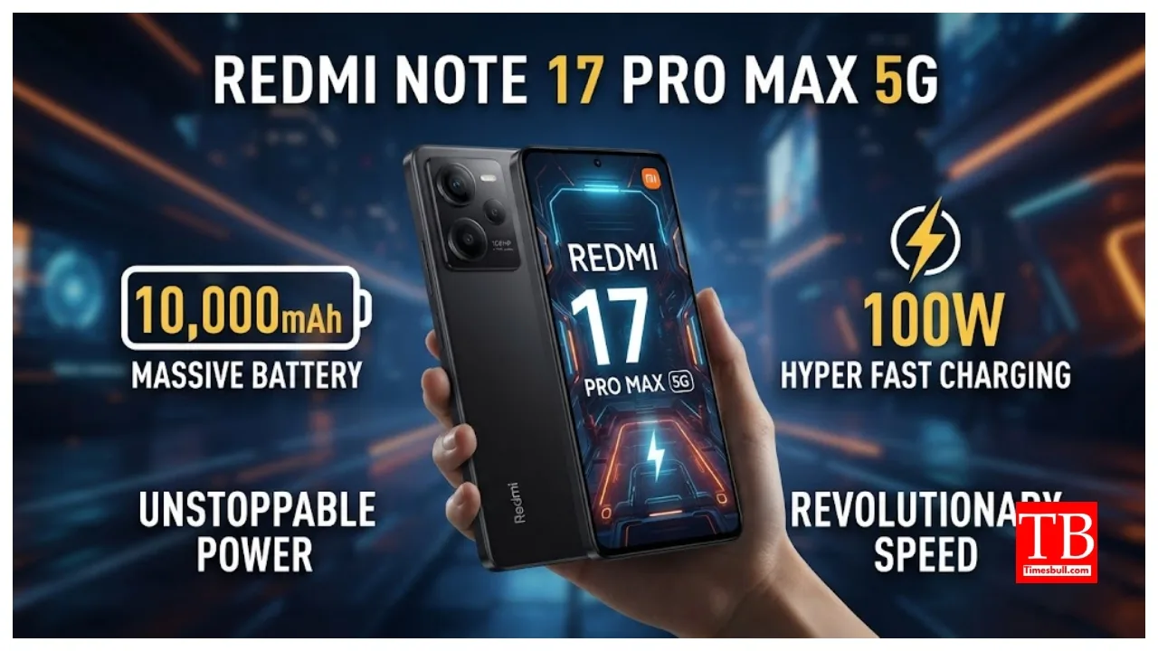 Redmi Note 17 Pro Max 5G Launched with 10,000mAh Battery, 100W Fast Charging