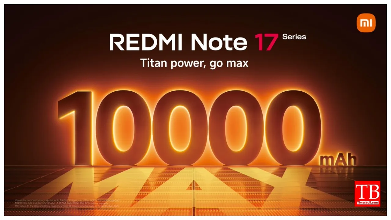Redmi Note 17 Pro Max Launching With 10,000mAh Battery, Check Full Specification