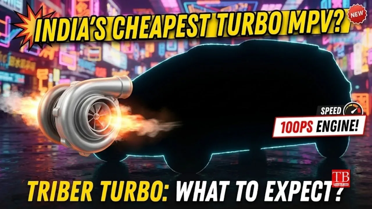 Renault Triber Turbo Coming Soon- 100 PS Engine, 7 Seats