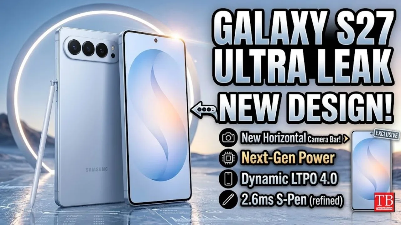 Samsung Galaxy S27 Series – Major Camera Redesign with Horizontal Module
