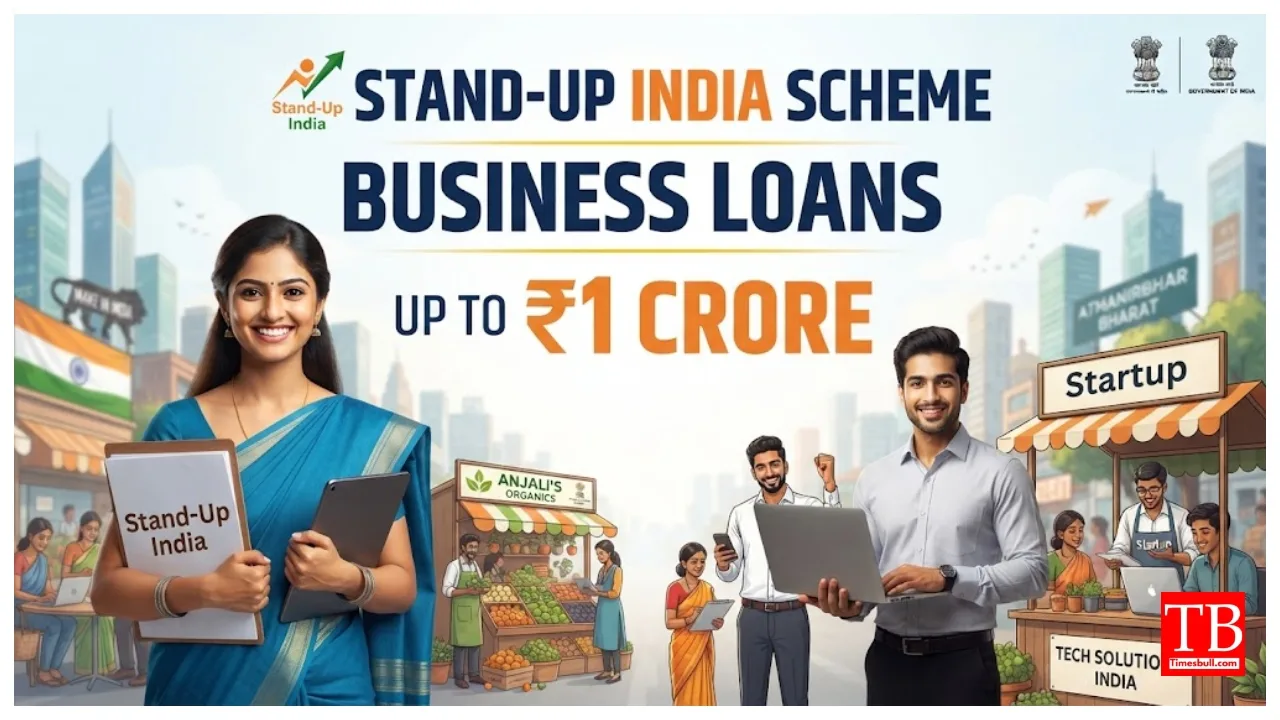 Stand-Up India Scheme – Business Loans Up to ₹1 Crore, How to Apply Now
