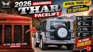 2026 Mahindra Thar Facelift