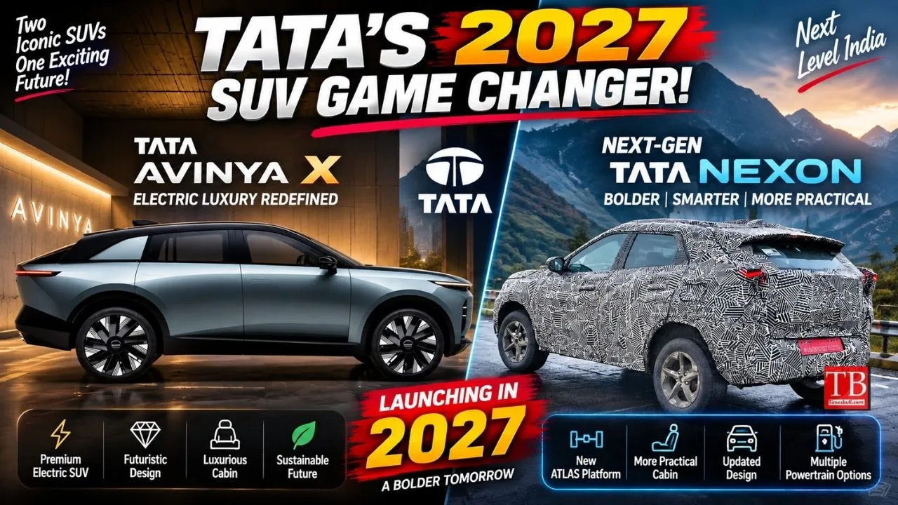 2027 Tata Nexon and Avinya X SUVs Launching Soon – Know the Design, Range, Features