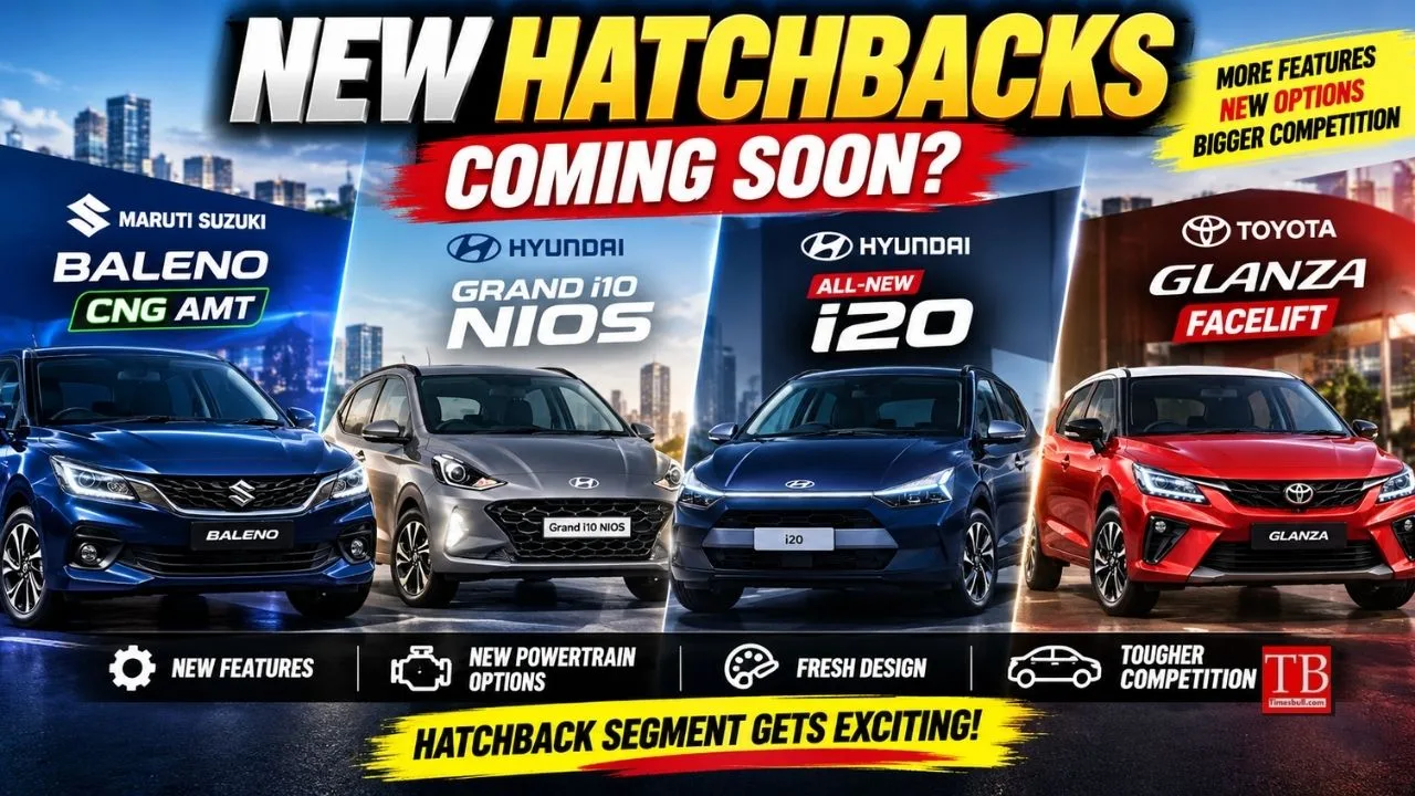 4 New Hatchbacks Launching Soon – From Glanza Facelift to New i20 – Check Out Details