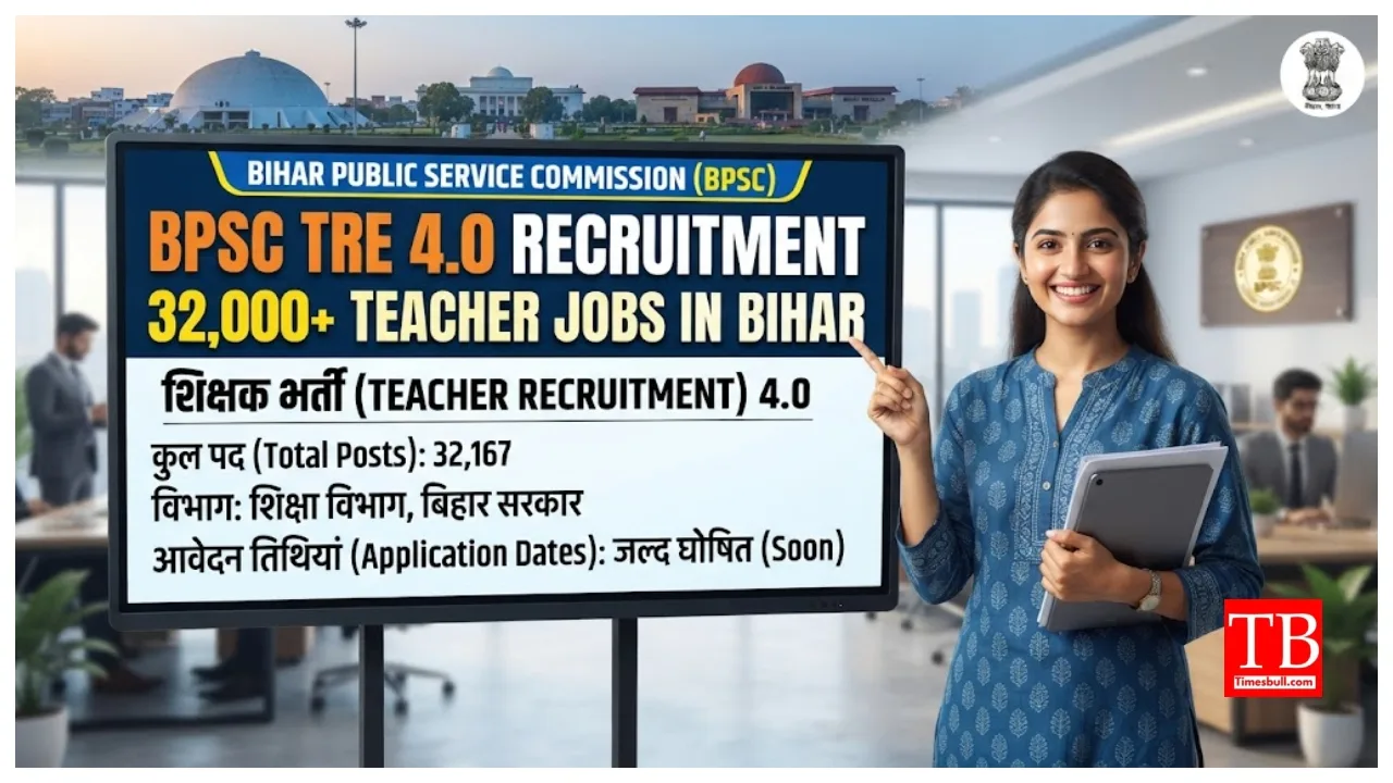 BPSC TRE 4.0 Recruitment – How to Apply 32,000+ Teacher Vacancies in Bihar