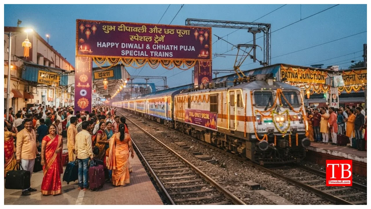 Diwali-Chhath Puja Special Trains – Railways Announces 13 Pairs of Special Trains, Check Full List