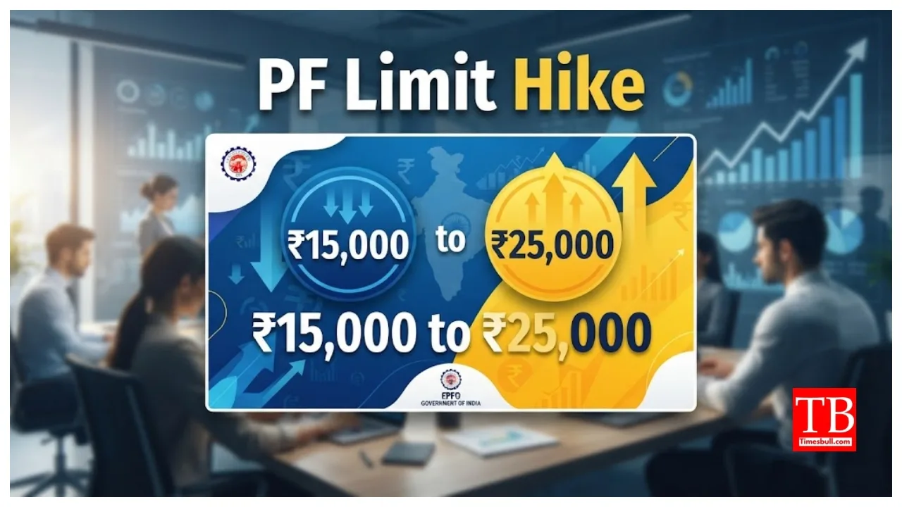 EPF Update – PF Limit Hike ₹15,000 to ₹25,000, Understand the Full Calculation
