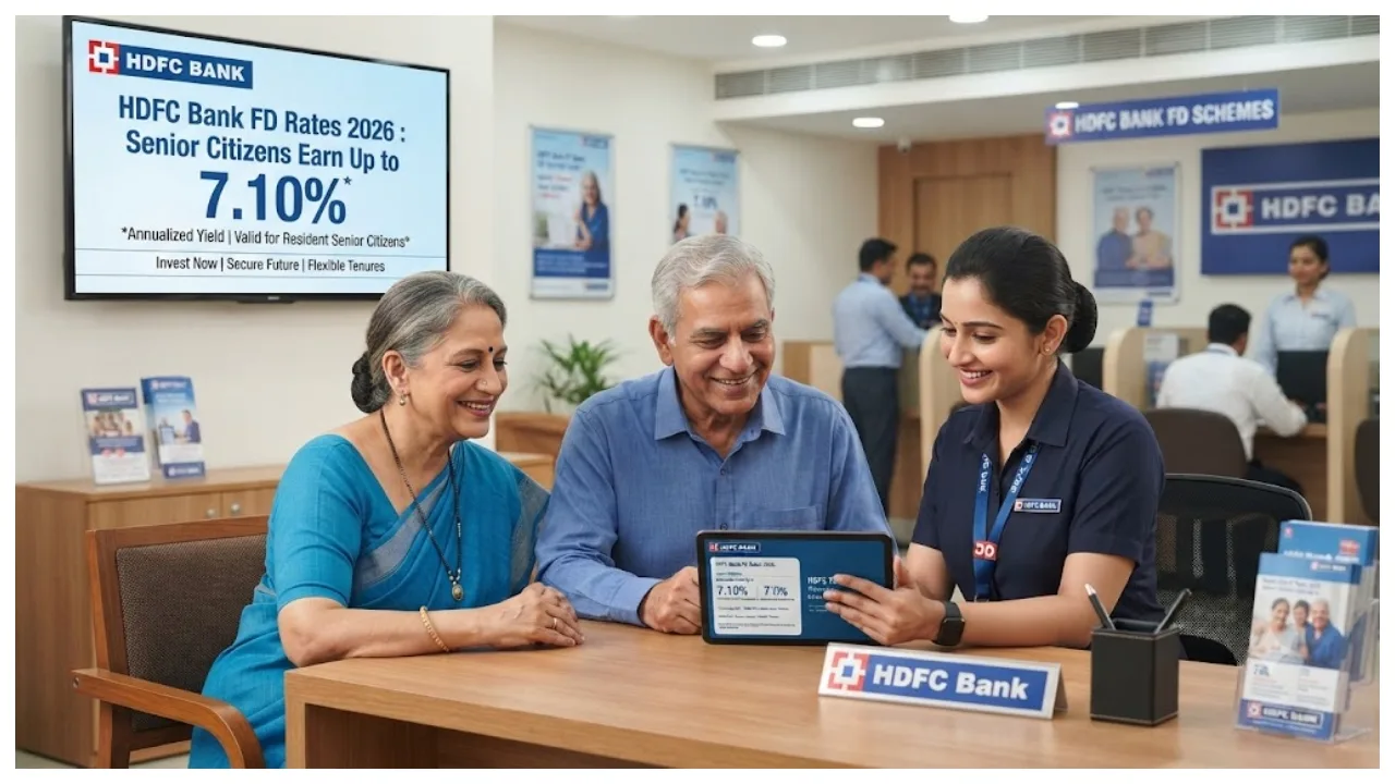 HDFC Bank FD Rates 2026 – What’s the Interest Rate for 1-Year, 3-Year, and 5-Year FDs?
