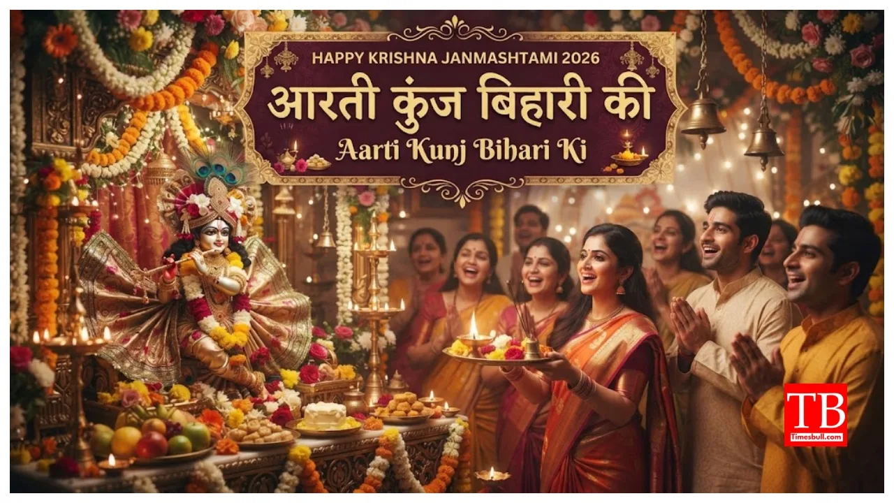 Happy Krishna Janmashtami 2026 – Aarti Kunj Bihari Ki , Aarti Bal Krishna Ki — Full Lyrics - Image 5