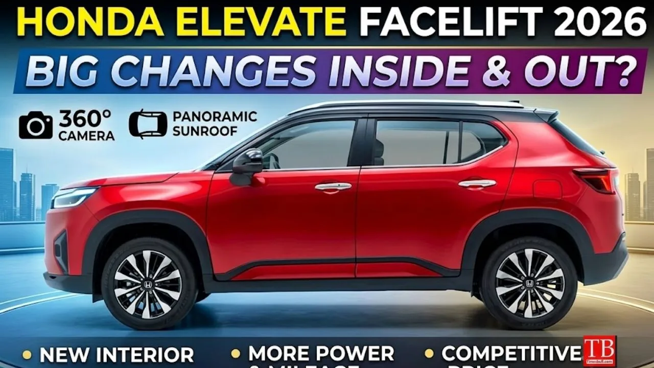 Honda Elevate Facelift to Launch in October, To Get Panoramic Sunroof and New Features