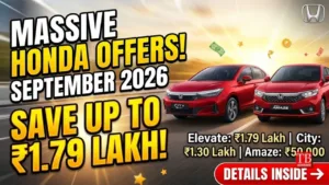Honda September Offers –