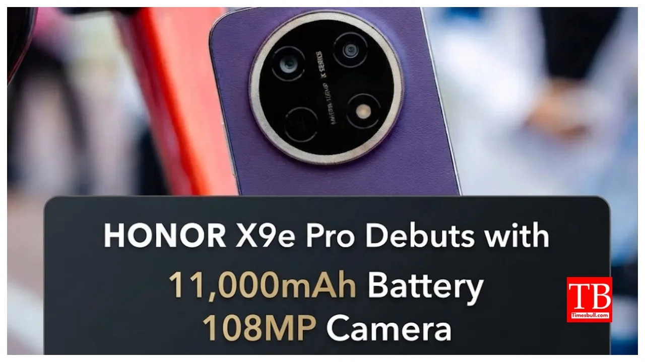 Honor X9e Pro Debuts with 11,000mAh battery, 108MP Camera, 80W Charging