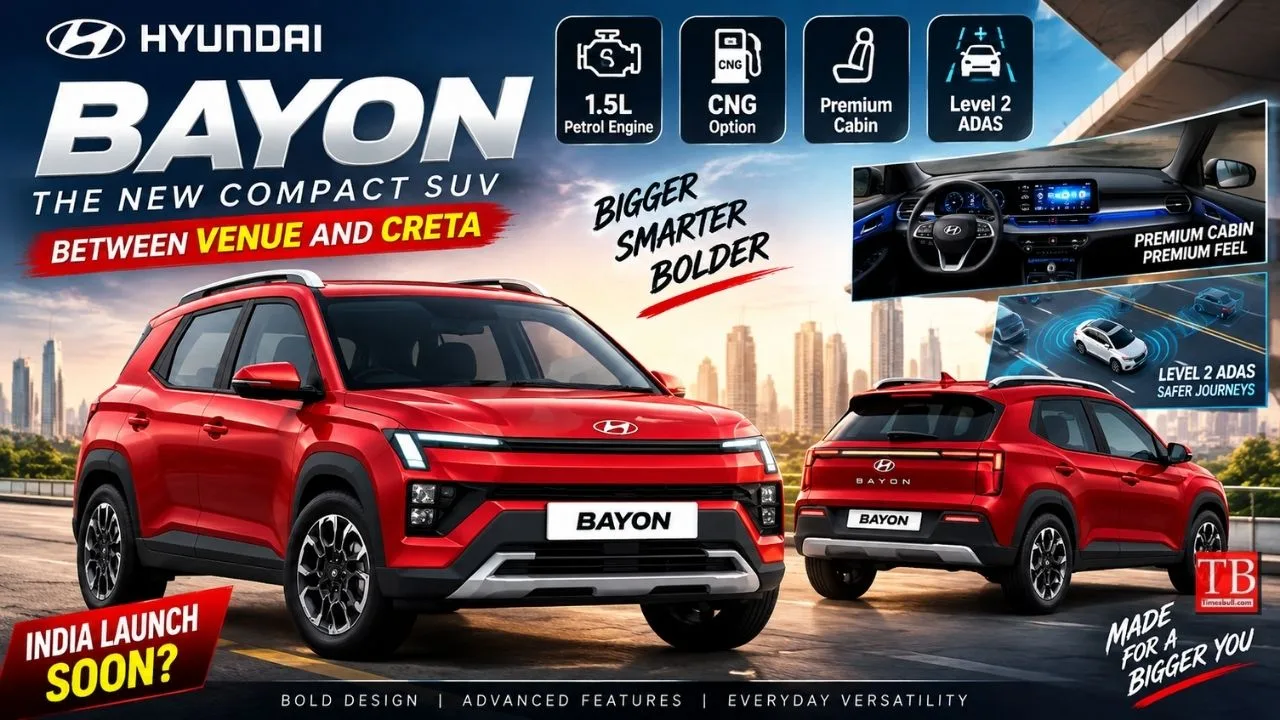 Hyundai Bayon SUV to launch soon with Boxy design, ADAS and premium features