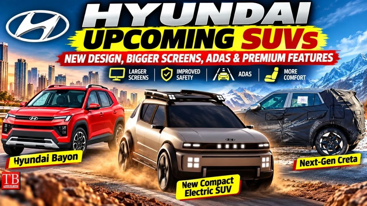 Hyundai’s Upcoming SUVs – Bayon, Electric SUV, and Next-Gen Creta  Launching Soon