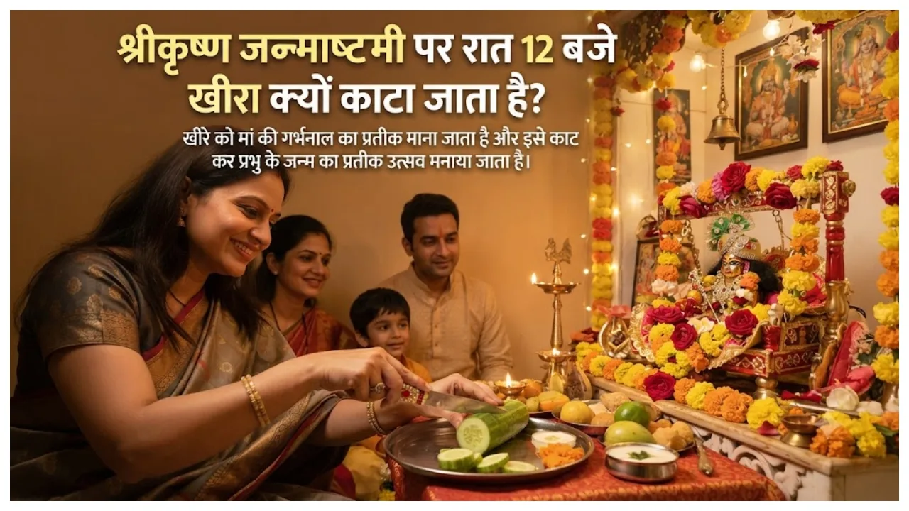 Janmashtami 2026 – Why is a Cucumber Cut at Midnight on Krishna Janmashtami? Know the Mystery - Image 2