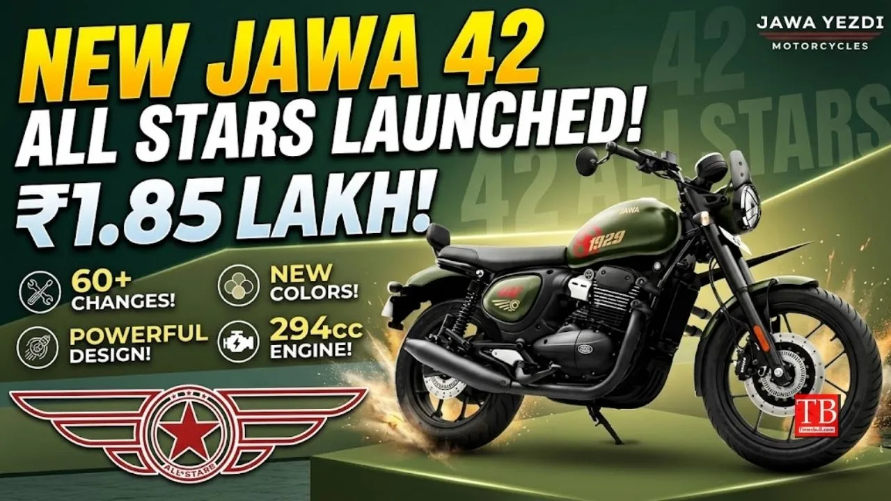 Jawa 42 All Stars Launched – Priced at ₹1.85 lakh, Check New Look