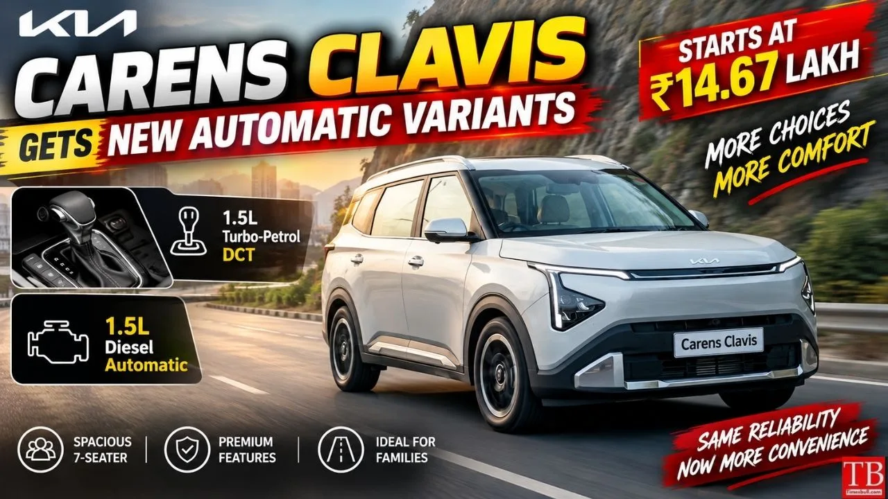 Kia Carens Clavis Now Available With Petrol DCT and Diesel Available at ₹14.67 Lakh