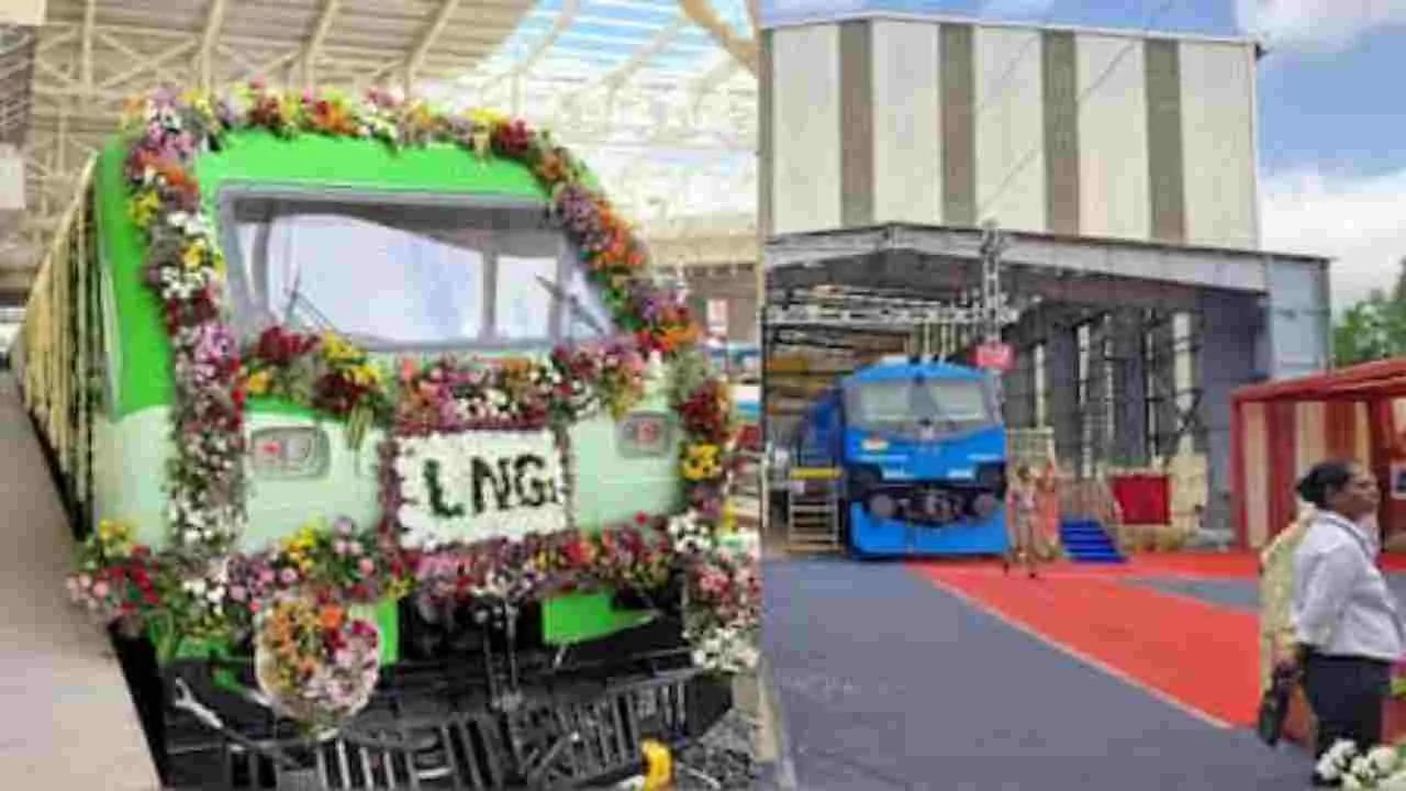 LNG Train: Wait is Over, Amit Shah Flags Off India’s First LNG-Powered Train in Gujarat