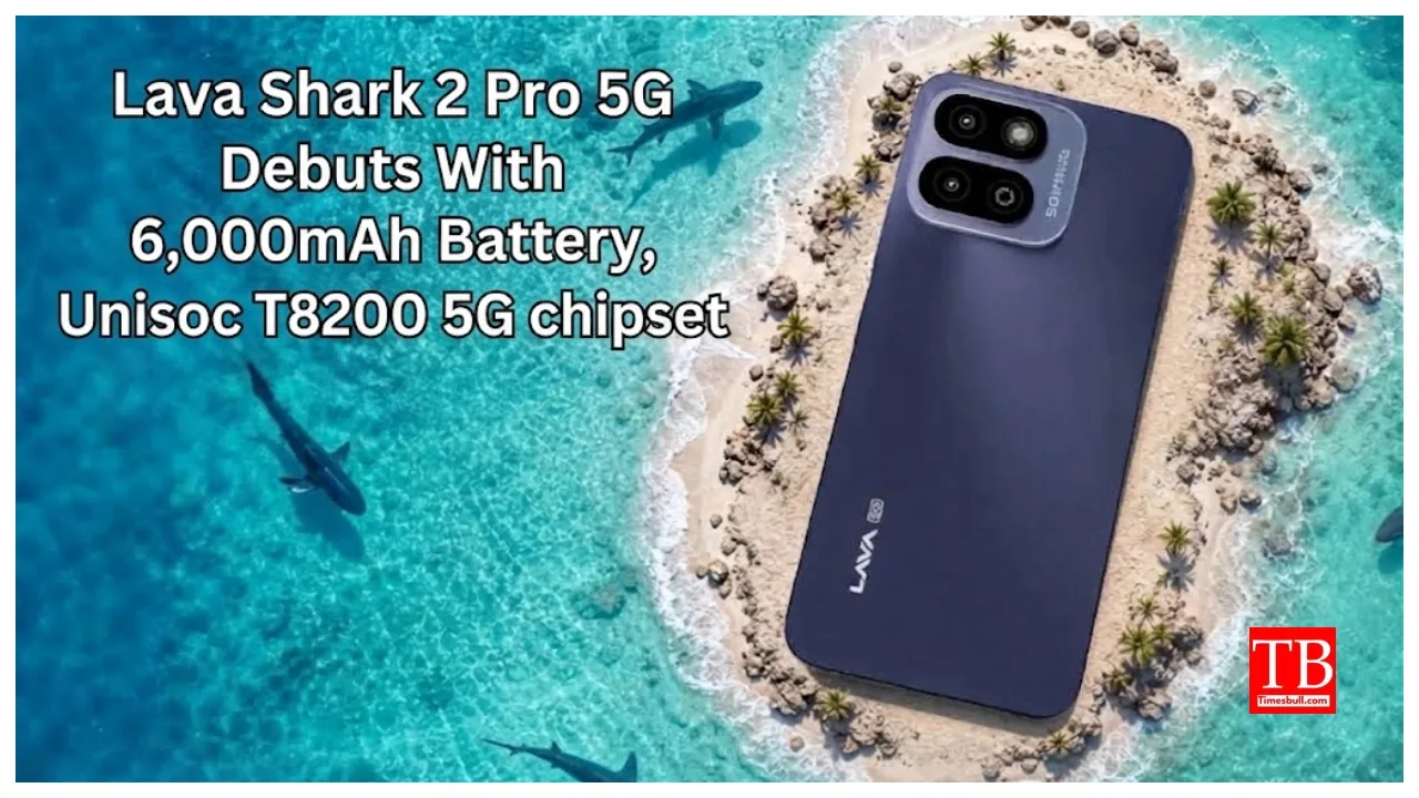 Lava Shark 2 Pro 5G Debuts With 6,000mAh Battery, Unisoc T8200 5G chipset