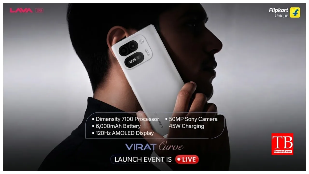 Lava Virat Curve 5G Laucnched With 6,000mAh Battery, 45W Charging, Full Details
