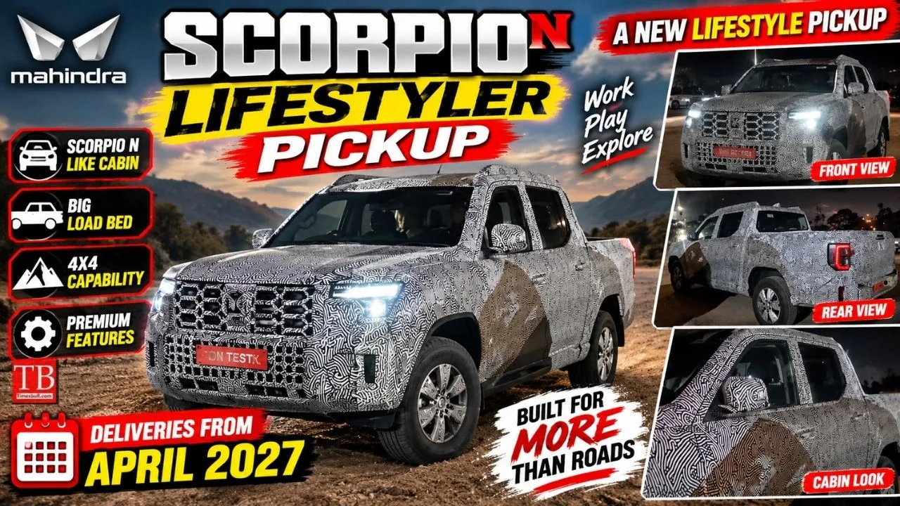 Mahindra Scorpio Lifestyle Pickup – New Adventure Truck to Arrive at ₹19.89 Lakh