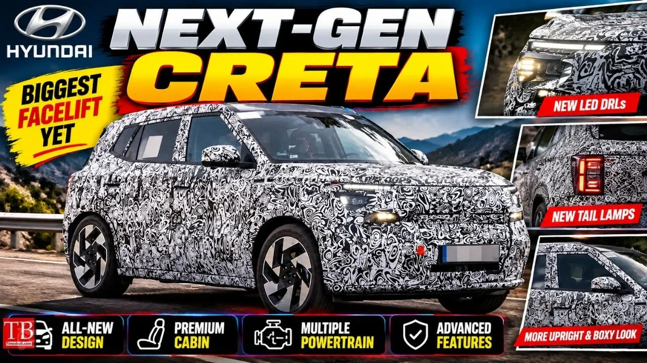 Next-Gen Hyundai Creta – SUV to arrive with a new boxy design, Pleos Connect