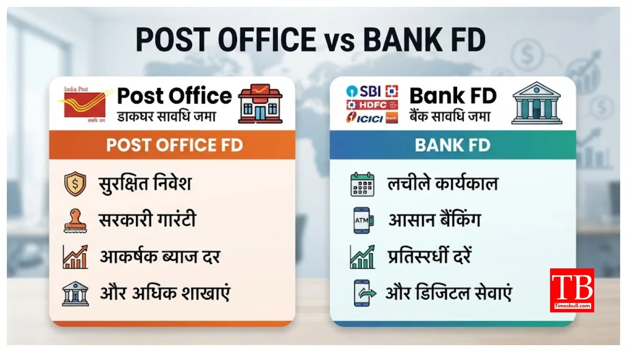 Post Office vs Bank FD – Which One Is Better for Your Tax Benefits? Check Comparison