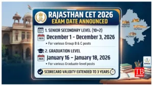 Rajasthan CET Exam Date
