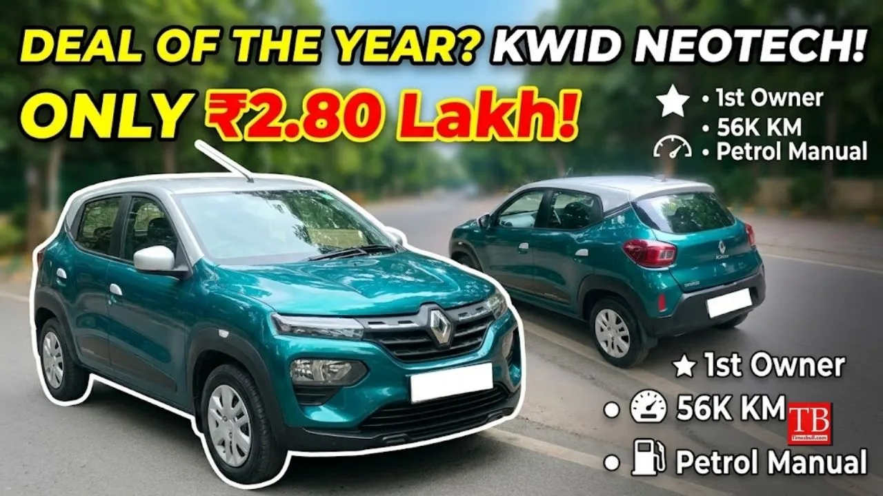 Renault KWID Neotech single-owner car available for just ₹2.80 lakh